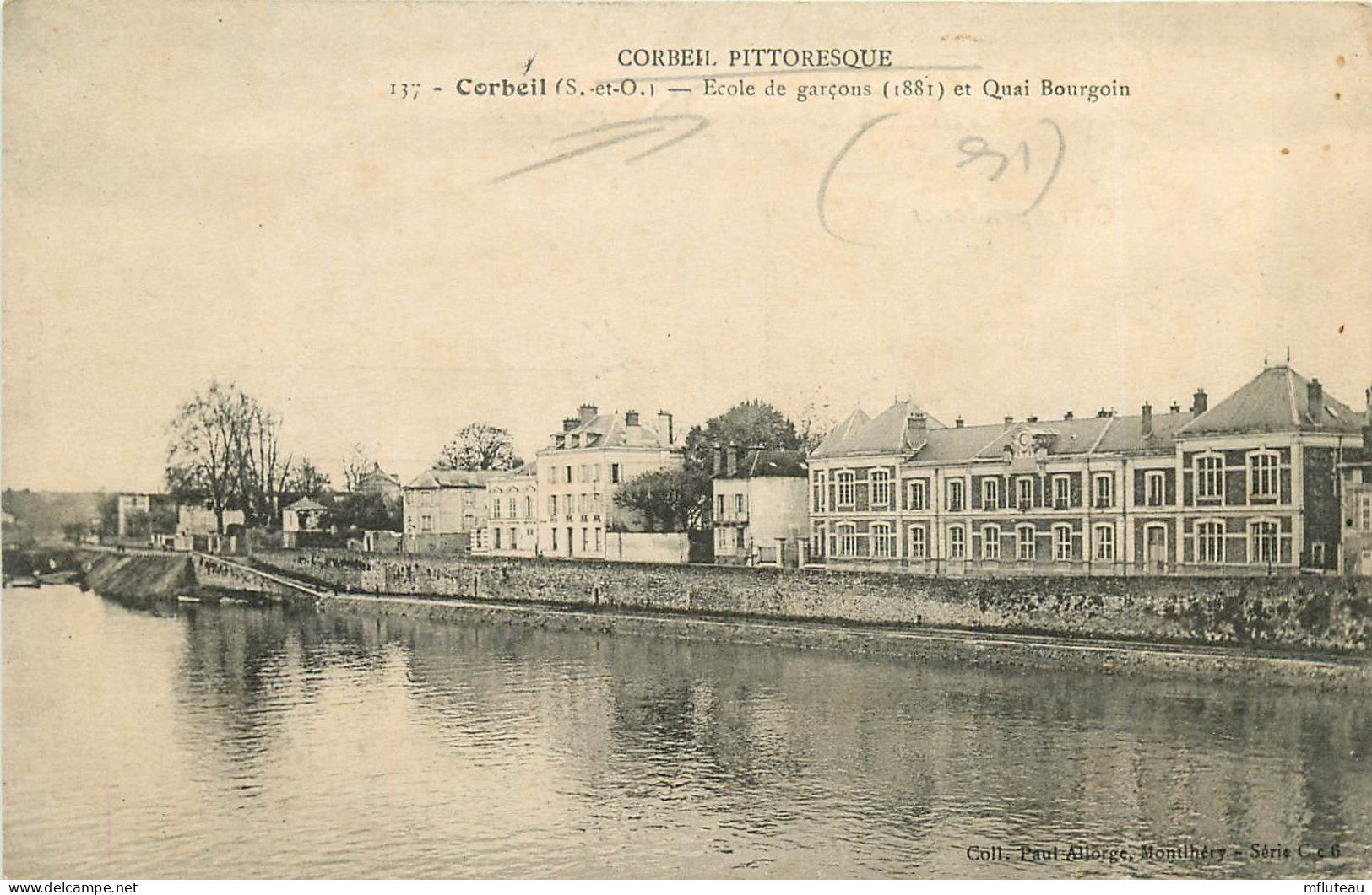 91*  CORBEIL Ecole De Garcons (1881)   RL10.0040 - Corbeil Essonnes