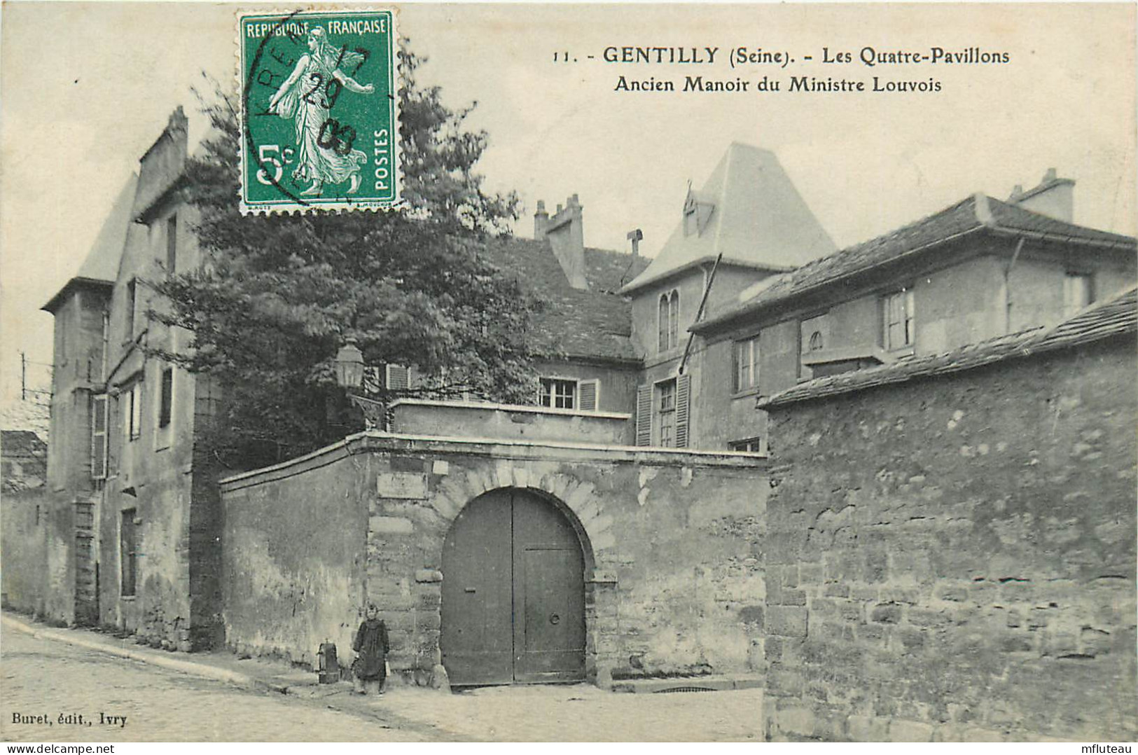94* GENTILLY  Les 4 Pavillons  Ancien Manoir De Louvois       RL10.1186 - Gentilly