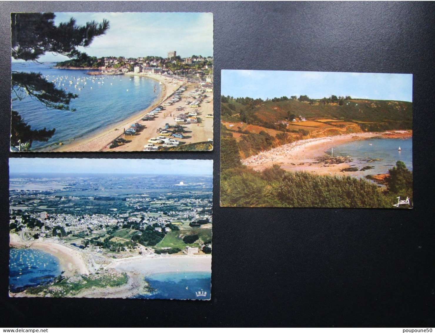 CP 22 TREBEURDEN - Lot De 3 Cartes Postales -  La Plage PORS MABO - La Plage Et Le Port De TROZOUL - La Plage Du PORT - Trébeurden