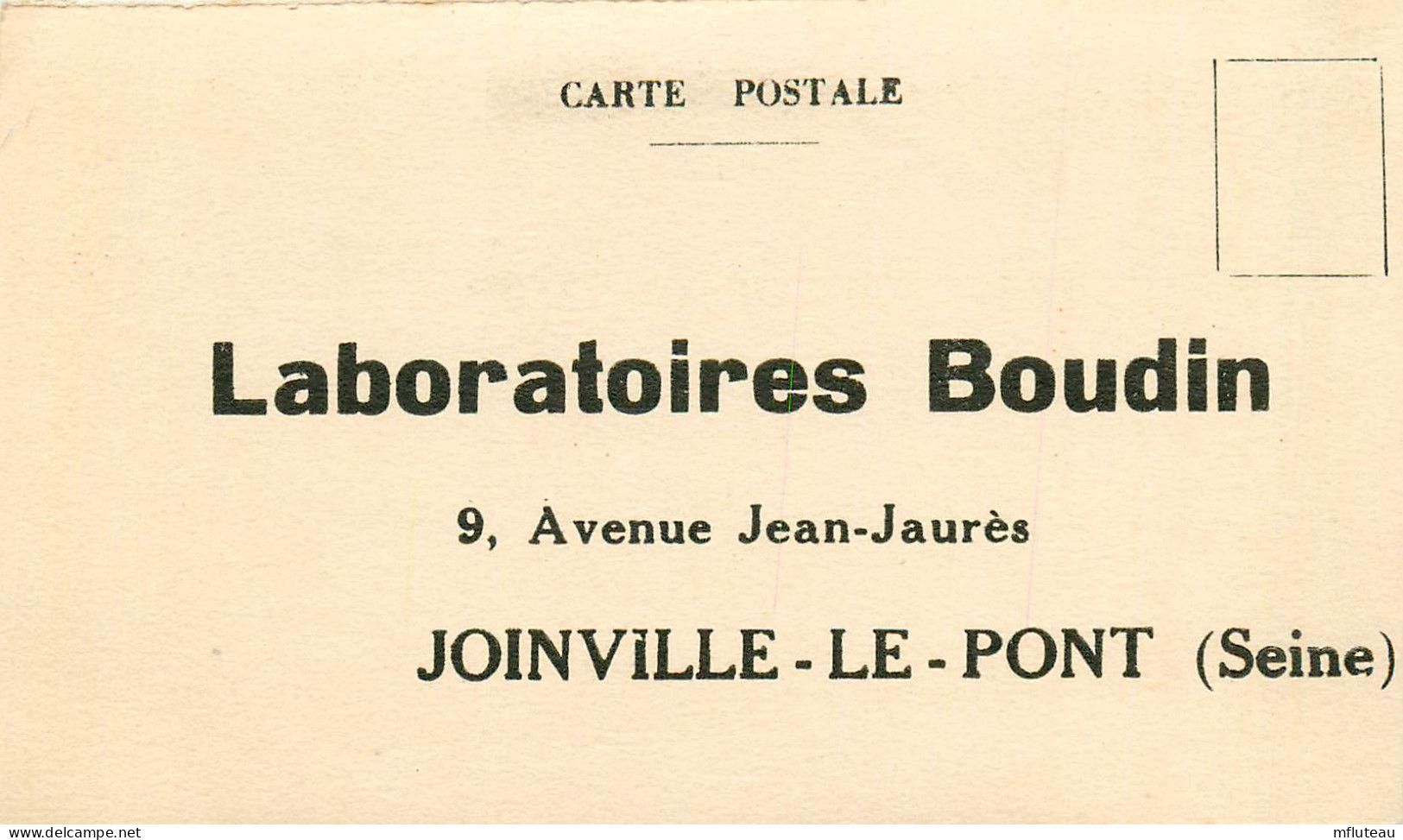 94* JOINVILLE LE PONT Labo BOUDIN        RL10.1113 - Joinville Le Pont