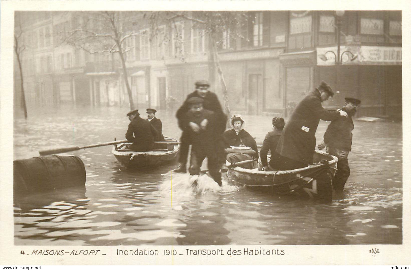 94* MAISONS ALFORT Crue 1910  Evacuation Habitants         RL10.1061 - Maisons Alfort