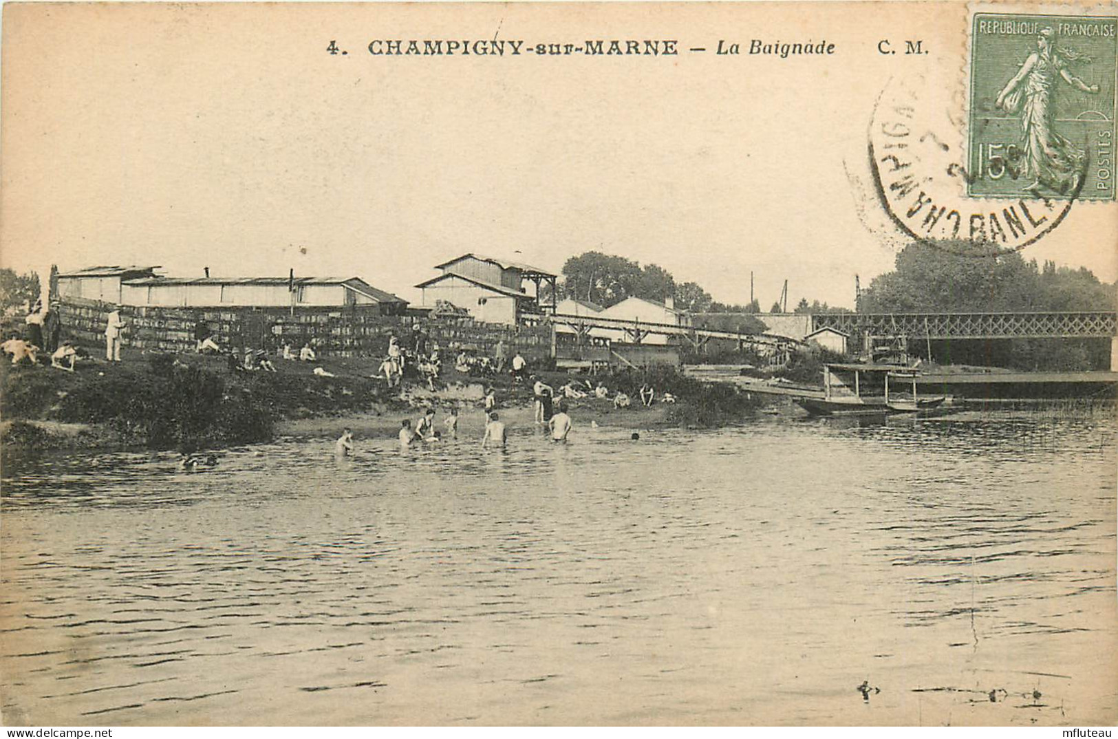 94* CHAMPIGNY S/MARNE La Baignade        RL10.1055 - Champigny Sur Marne