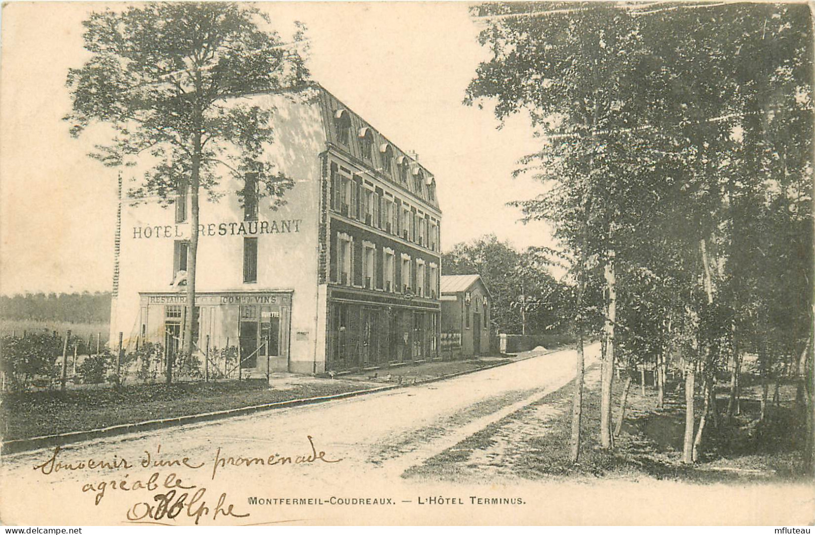 93* MONTFERMEIL COUDREAUX  Hotel Terminus         RL10.0951 - Montfermeil