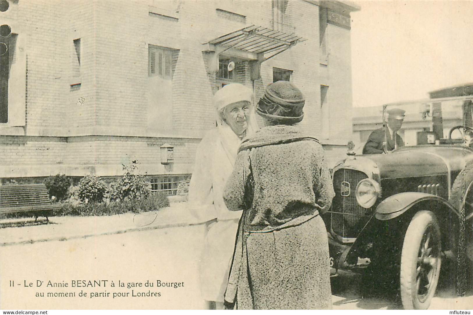 93* LE BOURGET  Dr Annie BESANT Avant Depart Pour Londres     RL10.0956 - Le Bourget