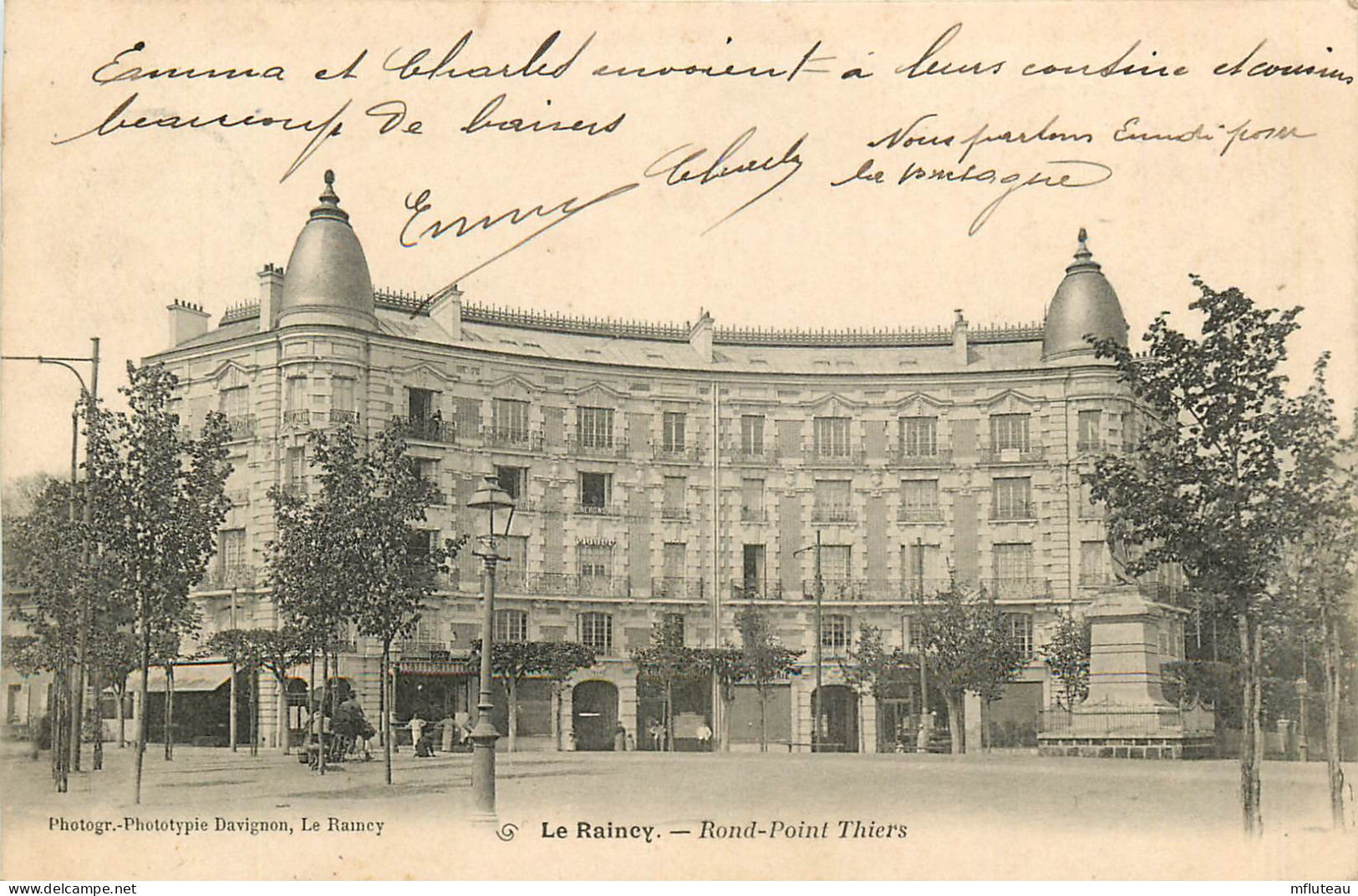 93* LE RAINCY Rond Point Thiers          RL10.0922 - Le Raincy