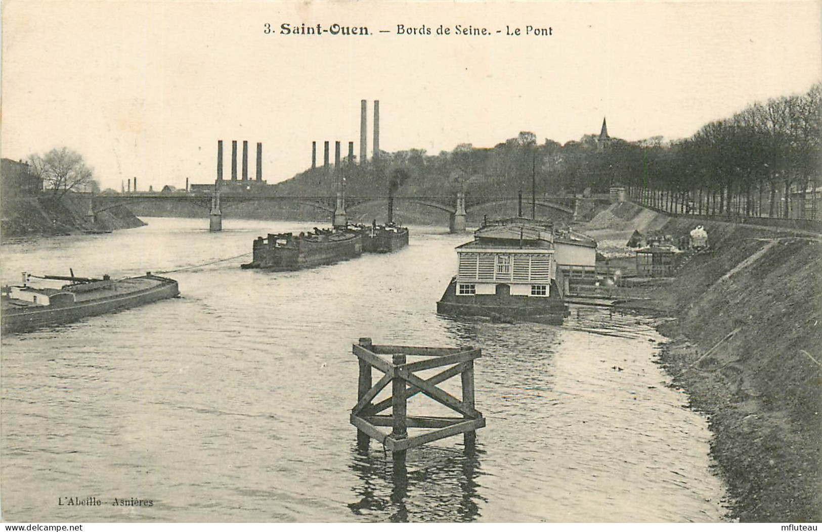 93* ST OUEN   Bords De Seine  Le Pont     RL10.0887 - Saint Ouen