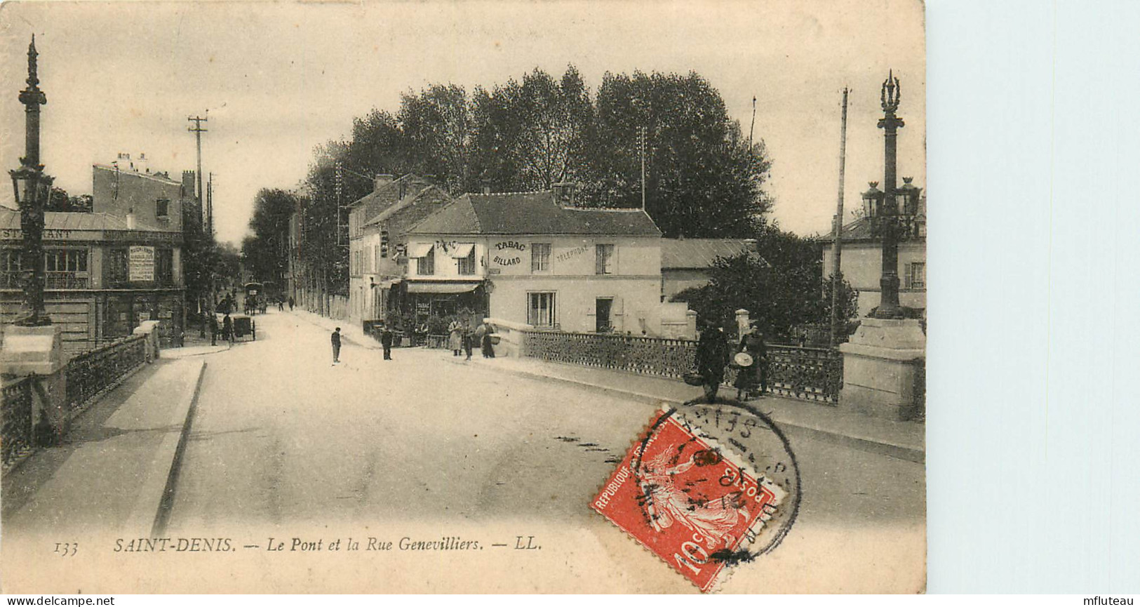 93* ST DENIS  Pont  Rue De Genevilliers      RL10.0822 - Saint Denis