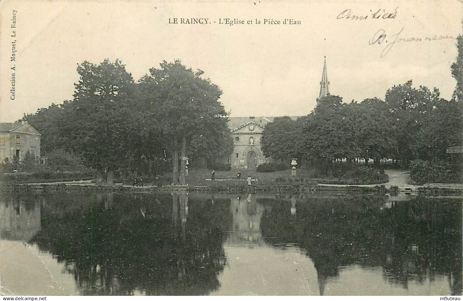 93* LE RAINCY  Eglise Et Etang     RL10.0816 - Le Raincy