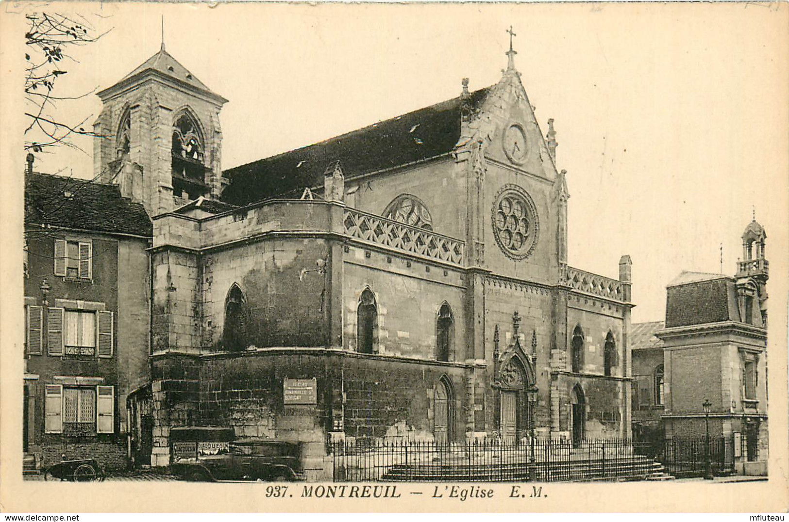 93* MONTREUIL S/BOIS   Eglise  RL10.0791 - Montreuil