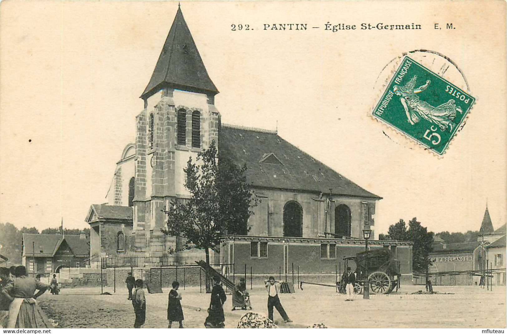 93* PANTIN    Eglise St Germain  RL10.0793 - Pantin