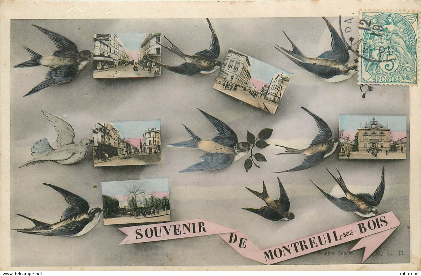 93* MONTREUIL S/BOIS   Souvenir  Multivues   RL10.0790 - Montreuil
