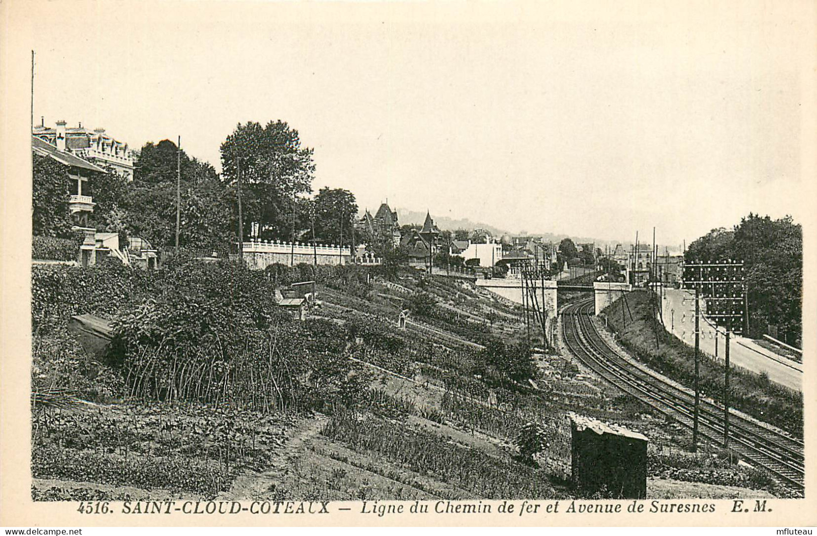 92* ST CLOUD COTEAUX   Ligne Chemin De Fer       RL10.0718 - Saint Cloud