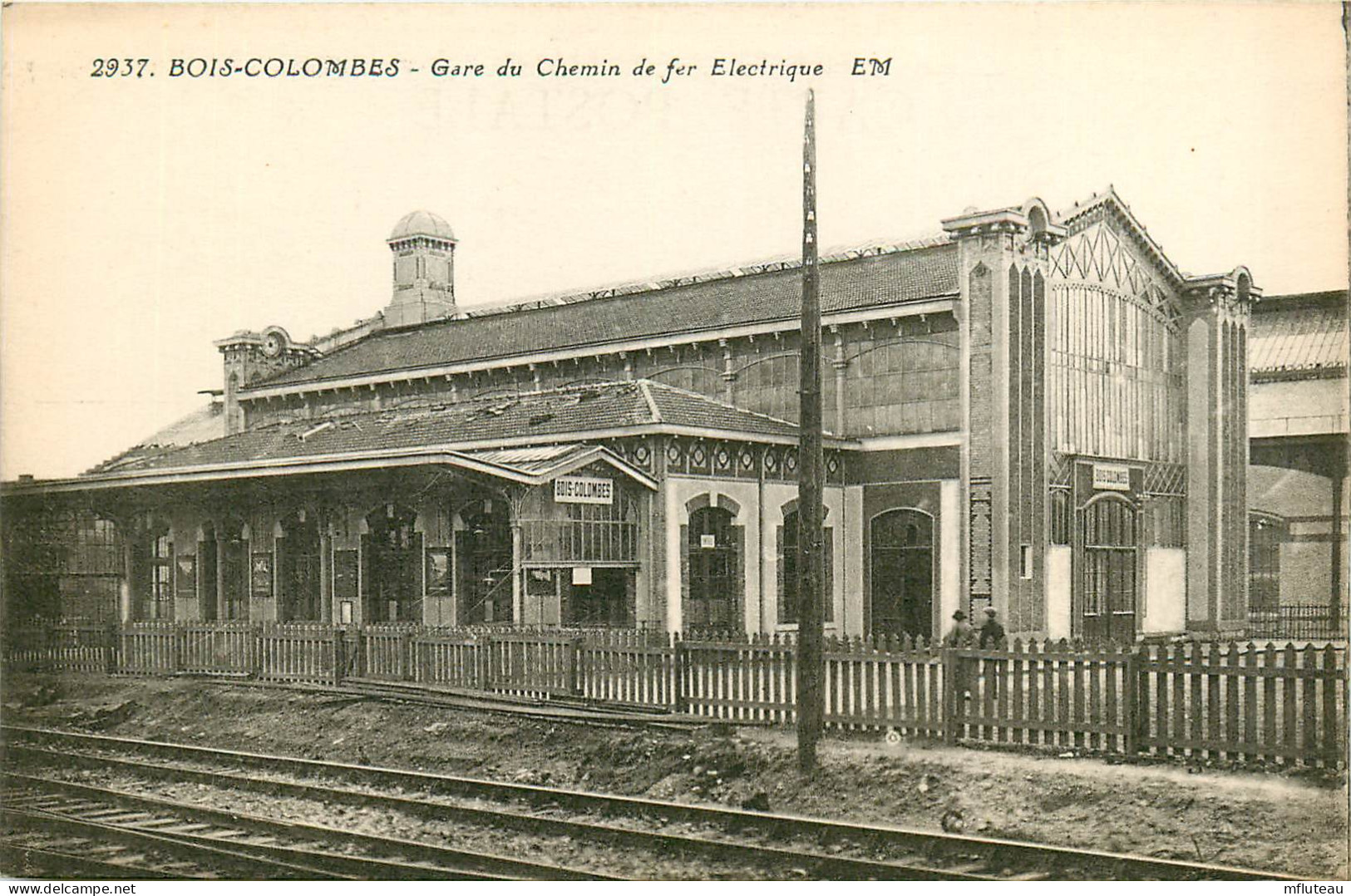 92* BOIS COLOMBES   Gare  Chemin De Fer Electrique      RL10.0703 - Other & Unclassified