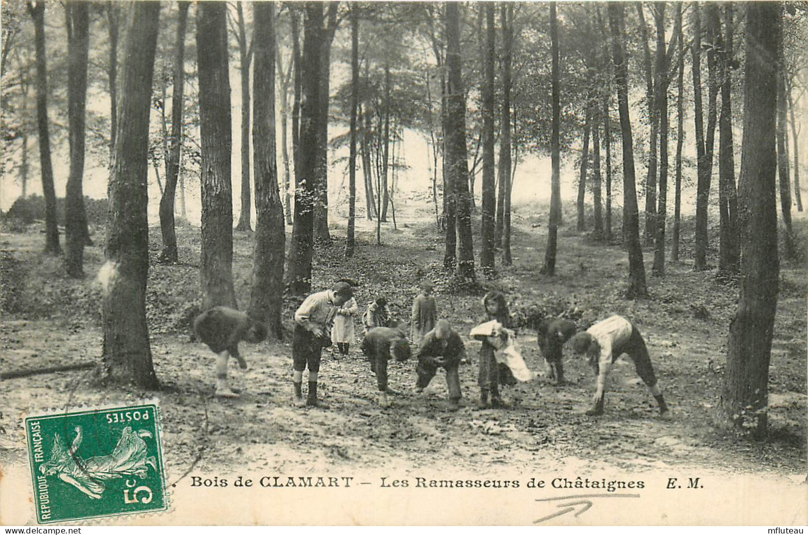 92* CLAMART Bois  Ramasseus De Chataignes      RL10.0662 - Clamart