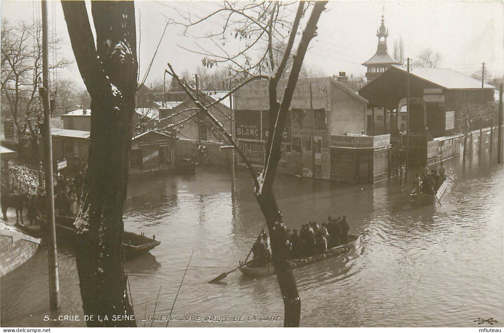 92* RUEIL Crue  -rue Bellevue Prise De La Gare    RL10.0653 - Rueil Malmaison