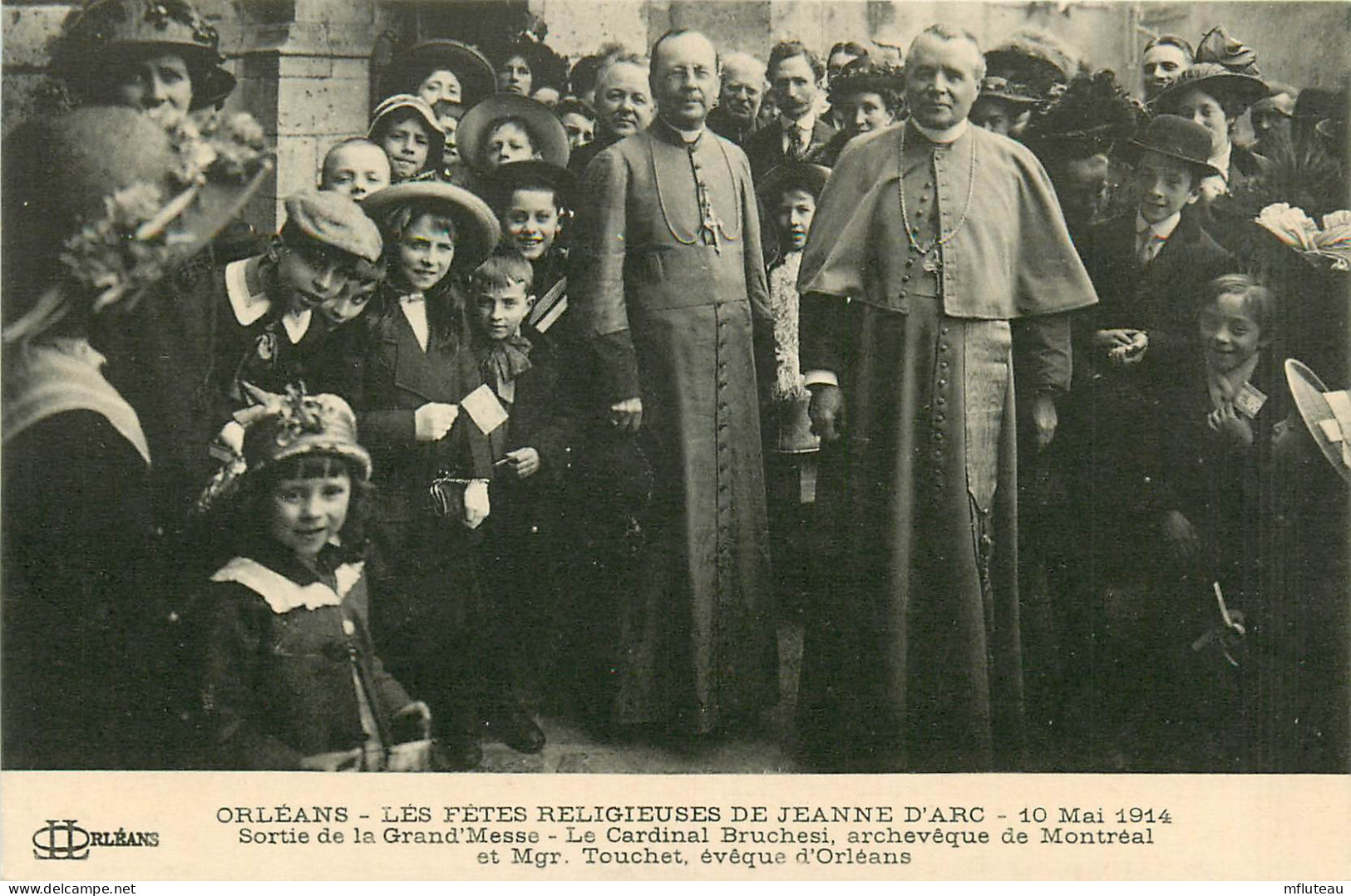 45* ORLEANS -  Fete Jeanne D Arc -1914  Cardinal Bruchesi     RL11.0285 - Orleans