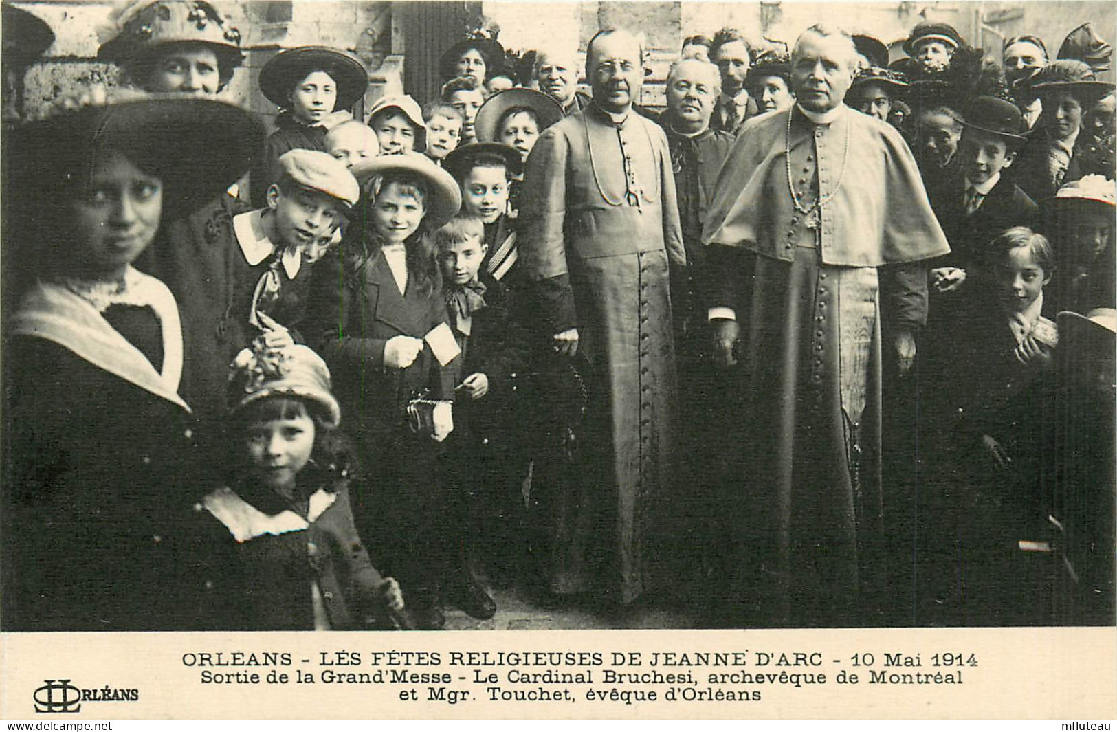 45* ORLEANS -  Fete Jeanne D Arc  1914-  Cardinal Bruchesi   RL11.0283 - Orleans