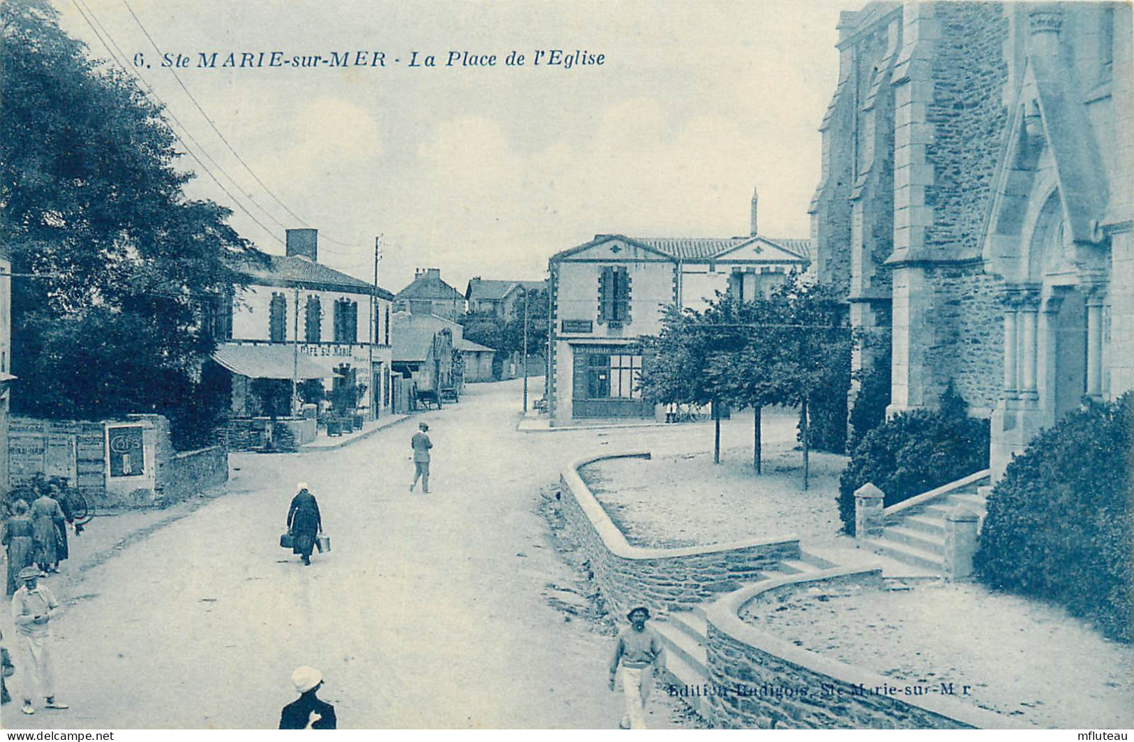 44* STE MARIE S/MER  Place De L Eglise   RL11.0198 - Autres & Non Classés