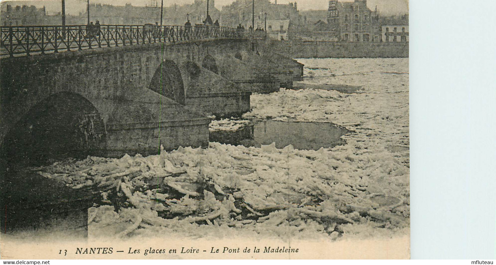 44* NANTES  Glace En Loire Pont De La Madeleine  RL11.0156 - Nantes