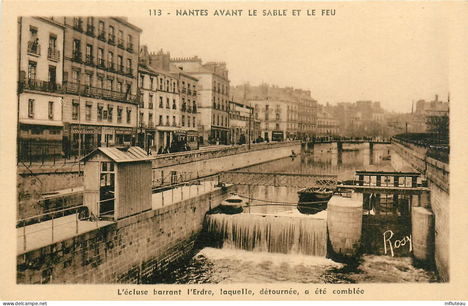 44* NANTES  Ecluse Barrant L Erdre   RL11.0145 - Nantes