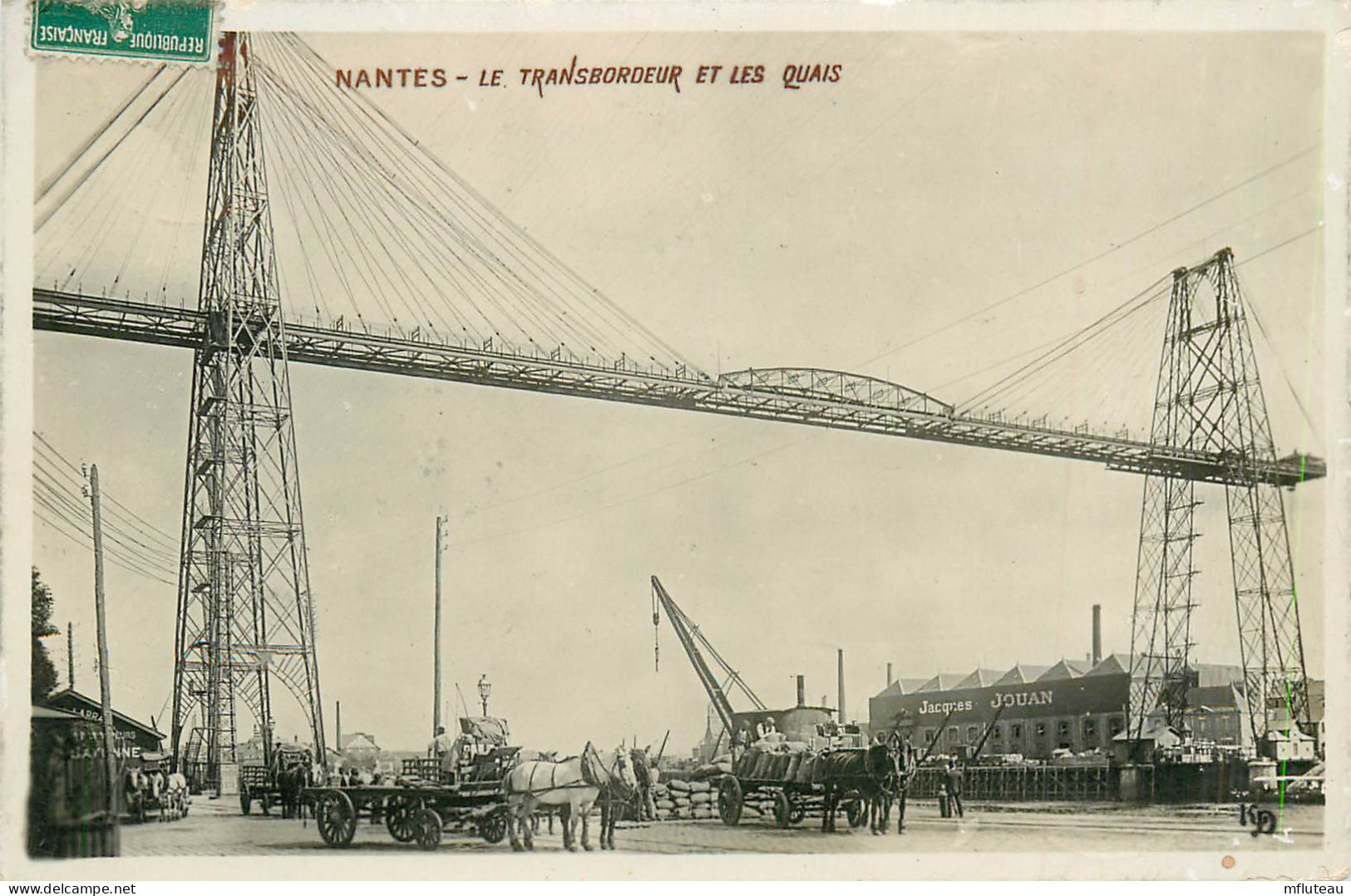 44* ST NAZAIRE  Transbordeur Et Quais RL11.0120 - Saint Nazaire