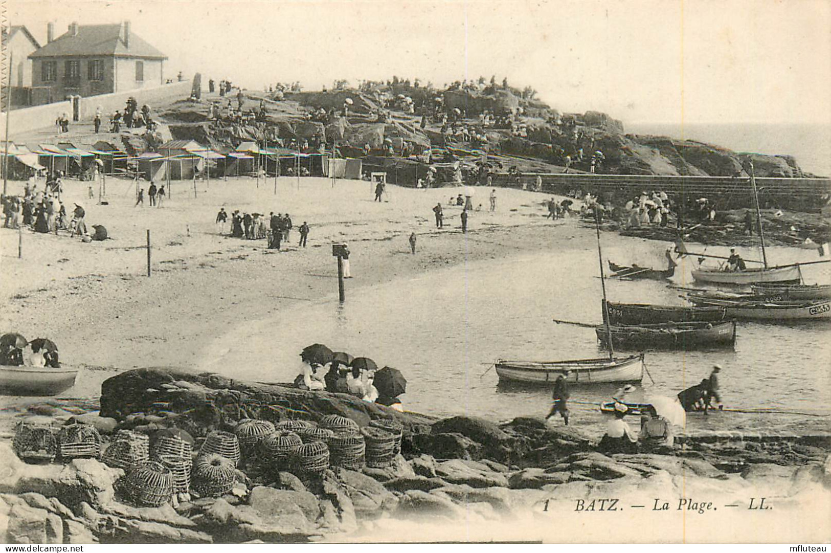 44* BATZ   La Plage   RL11.0058 - Batz-sur-Mer (Bourg De B.)