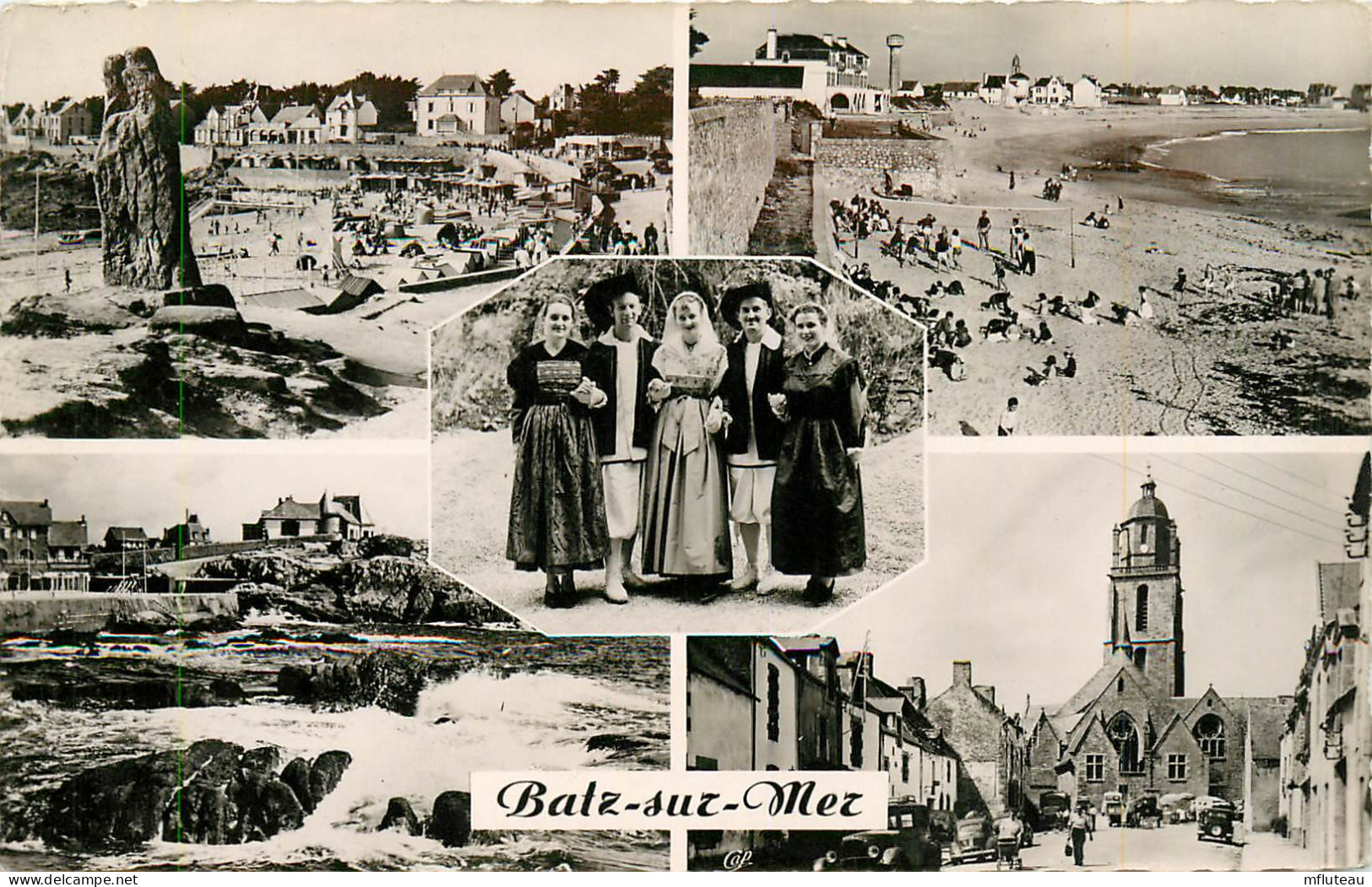 44* BATZ SUR MER   Multivues    (CPSM 9x14cm)  RL11.0051 - Batz-sur-Mer (Bourg De B.)