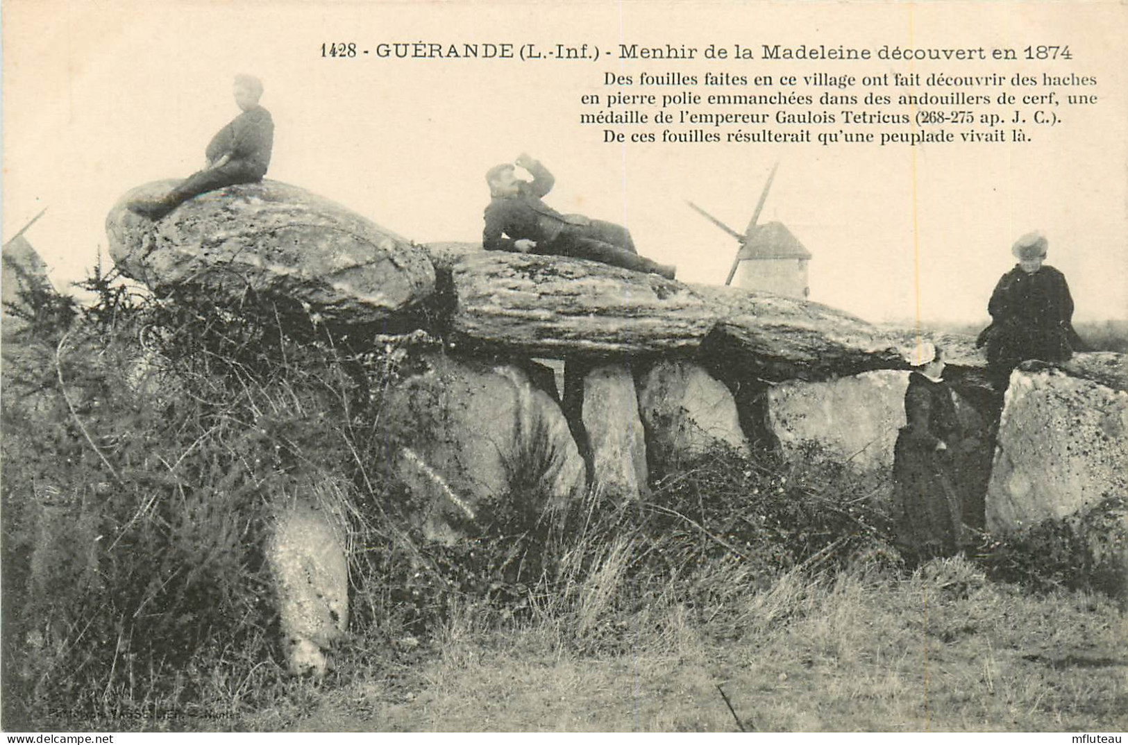 44* GUERANDE  Menhir De La Madeleine    RL11.0044 - Guérande