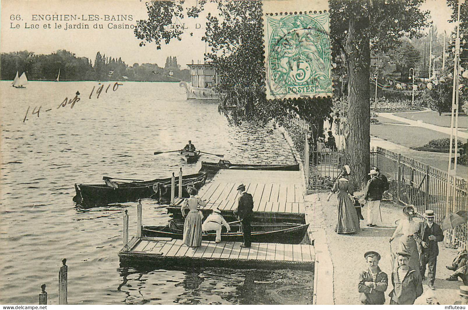 95* ENGHIEN LES BAINS  Le Lac  Jardins Du Casino   RL10.1389 - Enghien Les Bains