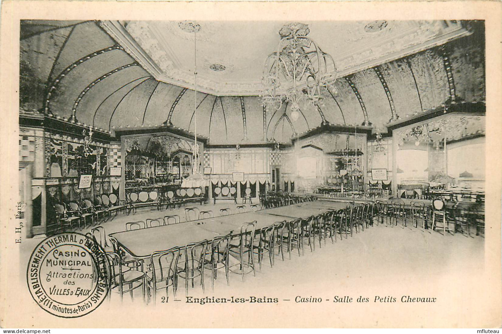 95* ENGHIEN LES BAINS  Casino  Salle Petits Chevaux         RL10.1387 - Enghien Les Bains