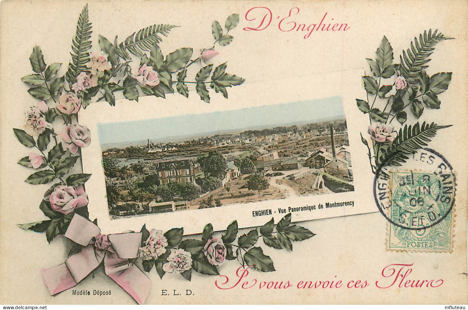 95* ENGHIEN LES BAINS  « je Vous Envoie Ces Fleurs »   RL10.1380 - Enghien Les Bains