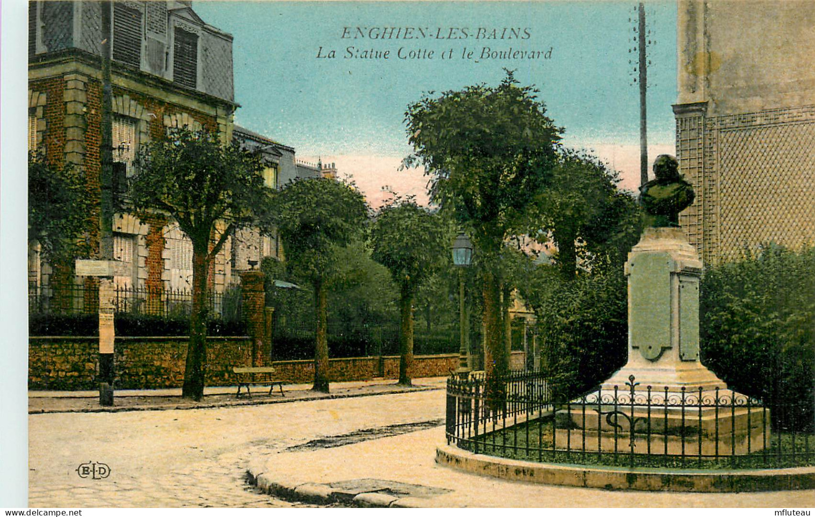 95* ENGHIEN LES BAINS  Statue Cotte        RL10.1370 - Enghien Les Bains