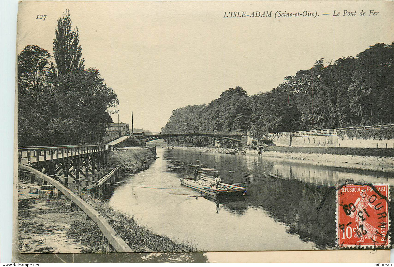 95* L ISLE ADAM Le Pont De Fer         RL10.1322 - L'Isle Adam