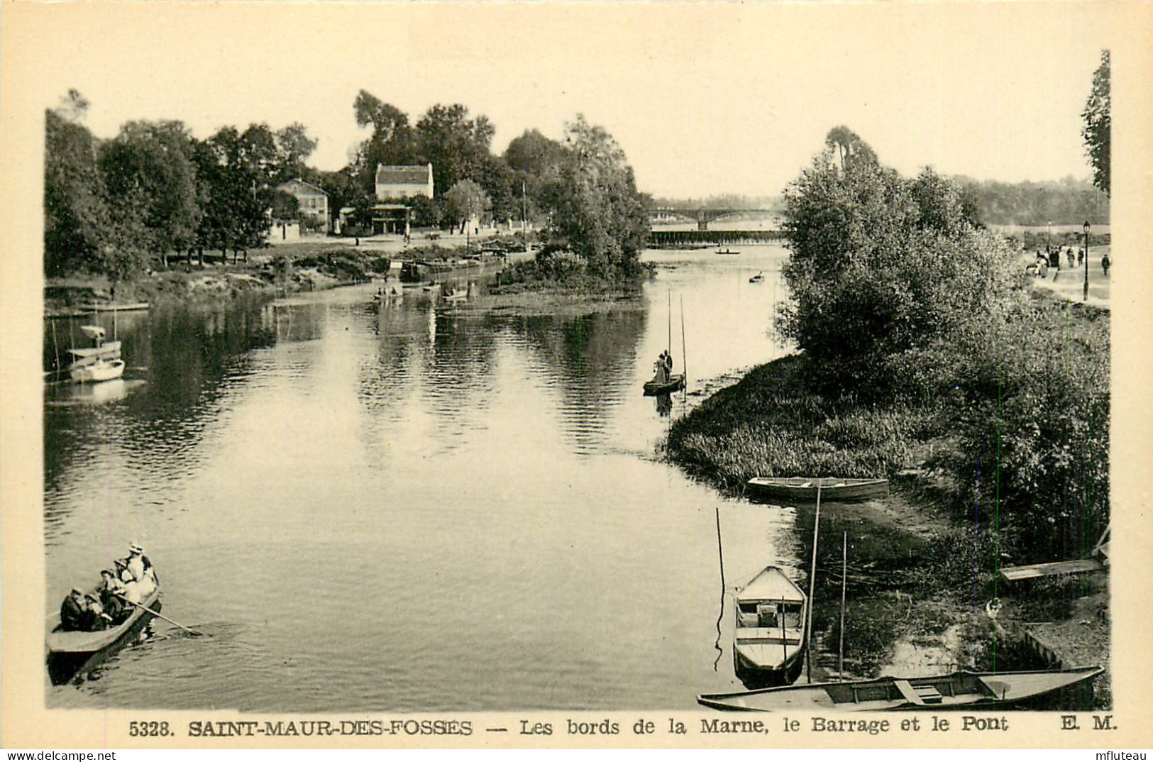 94* ST MAUR DES FOSSES  Barrage Et Pont         RL10.1289 - Saint Maur Des Fosses