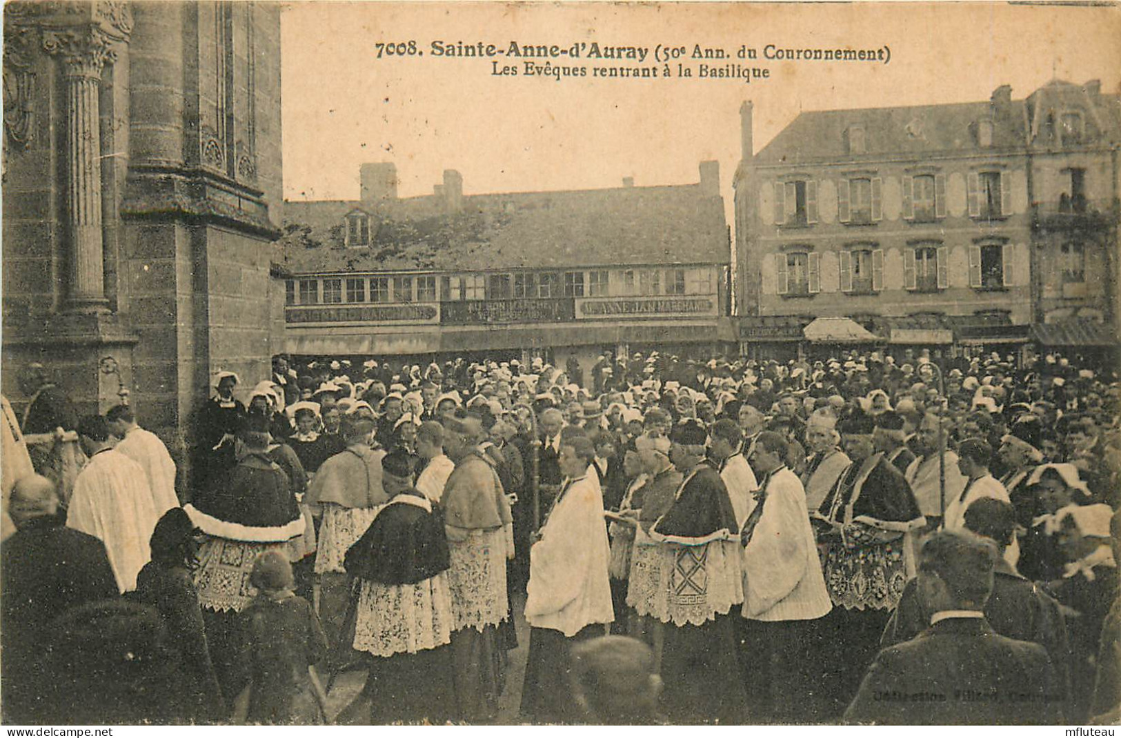56* STE ANNE D AURAY  Eveques Rentrant A La Basilique  RL11.0808 - Sainte Anne D'Auray