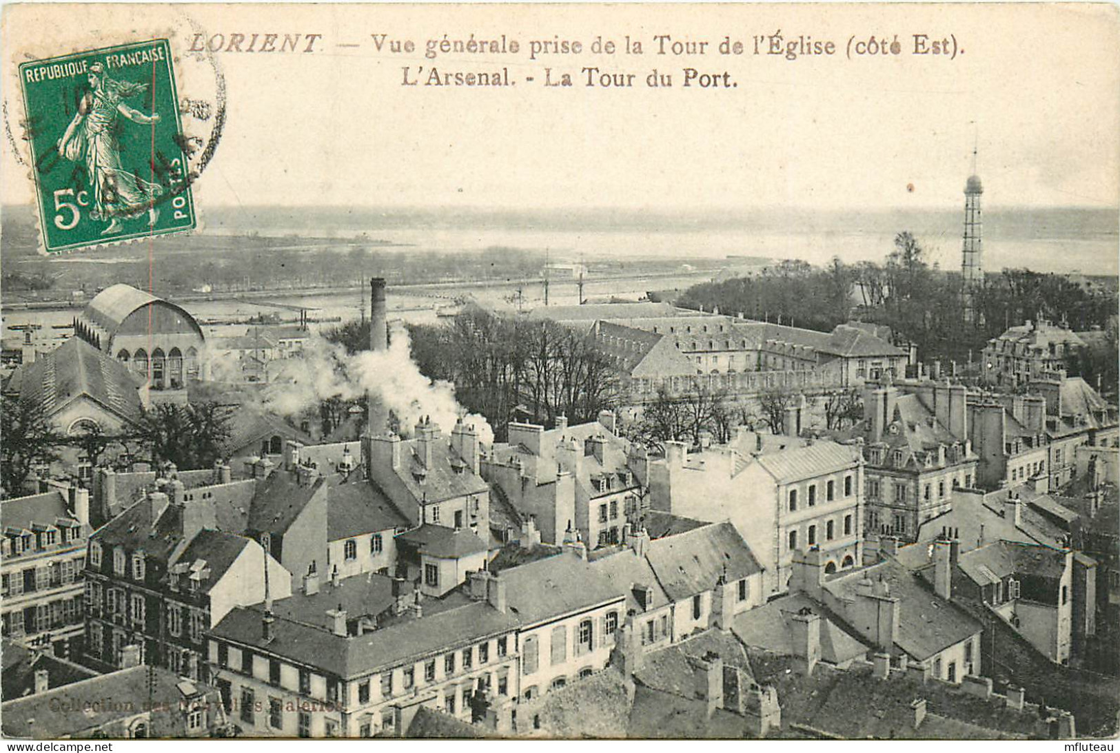 56* LORIENT  Vue Generale  Prise De L Eglise     RL11.0791 - Lorient