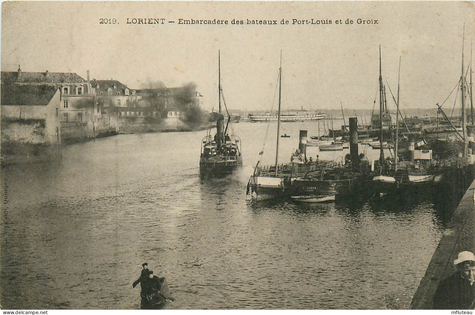 56* LORIENT  Embarcadere Bateaux Pour Port Louis     RL11.0779 - Lorient