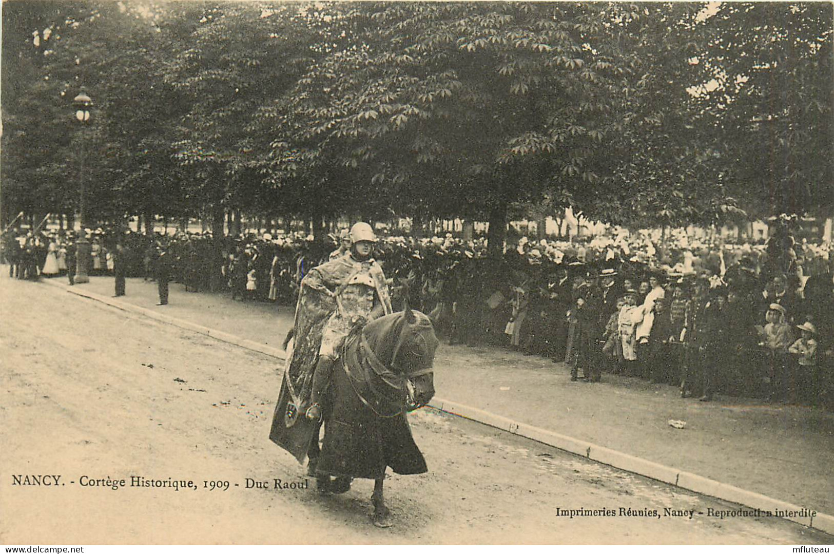 54* NANCY 1909 Cortege  -  Duc Raoul  RL11.0688 - Nancy