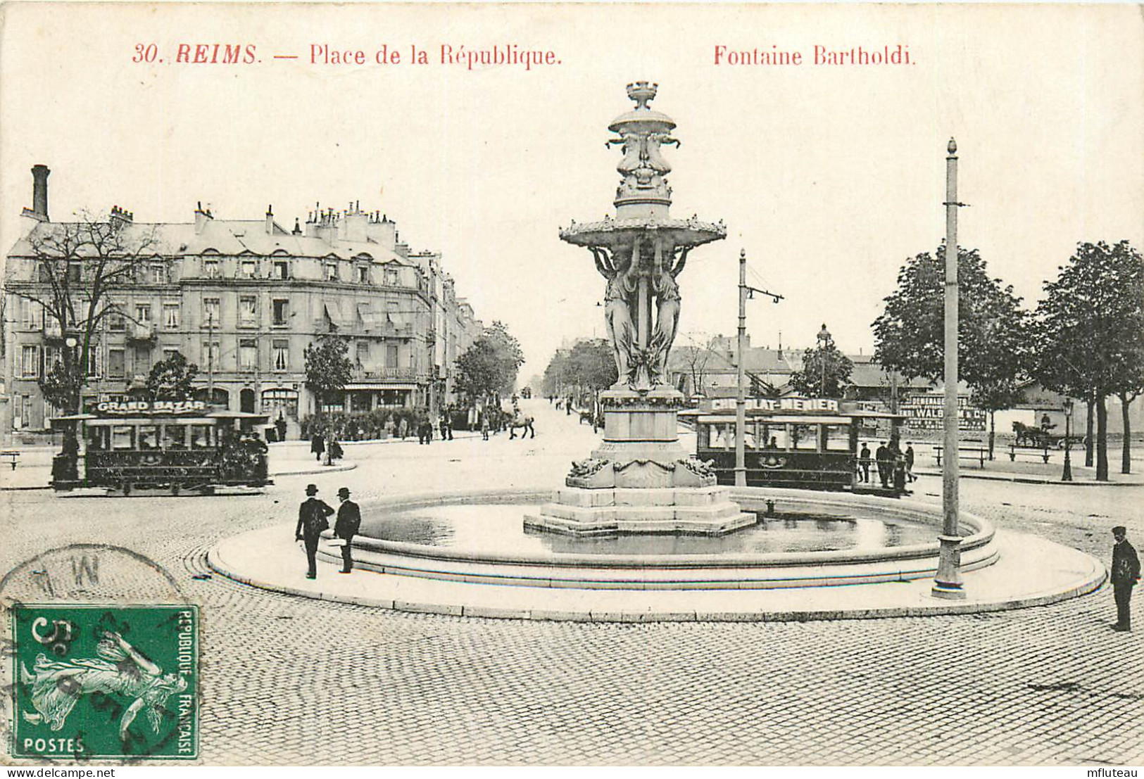 51* REIMS  Fontaine Bartholdi RL11.0620 - Reims