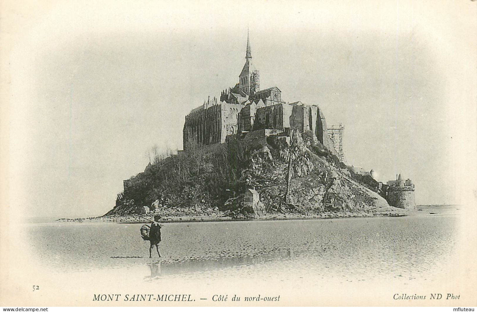 50* MONT ST MICHEL Cote N.Ouest     RL11.0496 - Le Mont Saint Michel