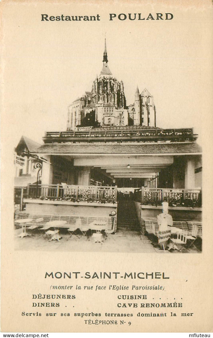 50* MONT ST MICHEL  Pub Restaurant «  Poulard »   RL11.0493 - Le Mont Saint Michel