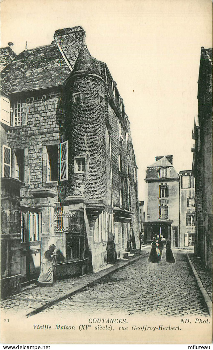 50* COUTANCES   Rue Geoffroy Herbert   RL11.0483 - Coutances