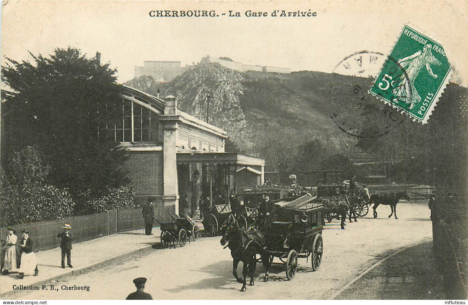 50* CHERBOURG  La Gare D Arrivee   RL11.0470 - Cherbourg