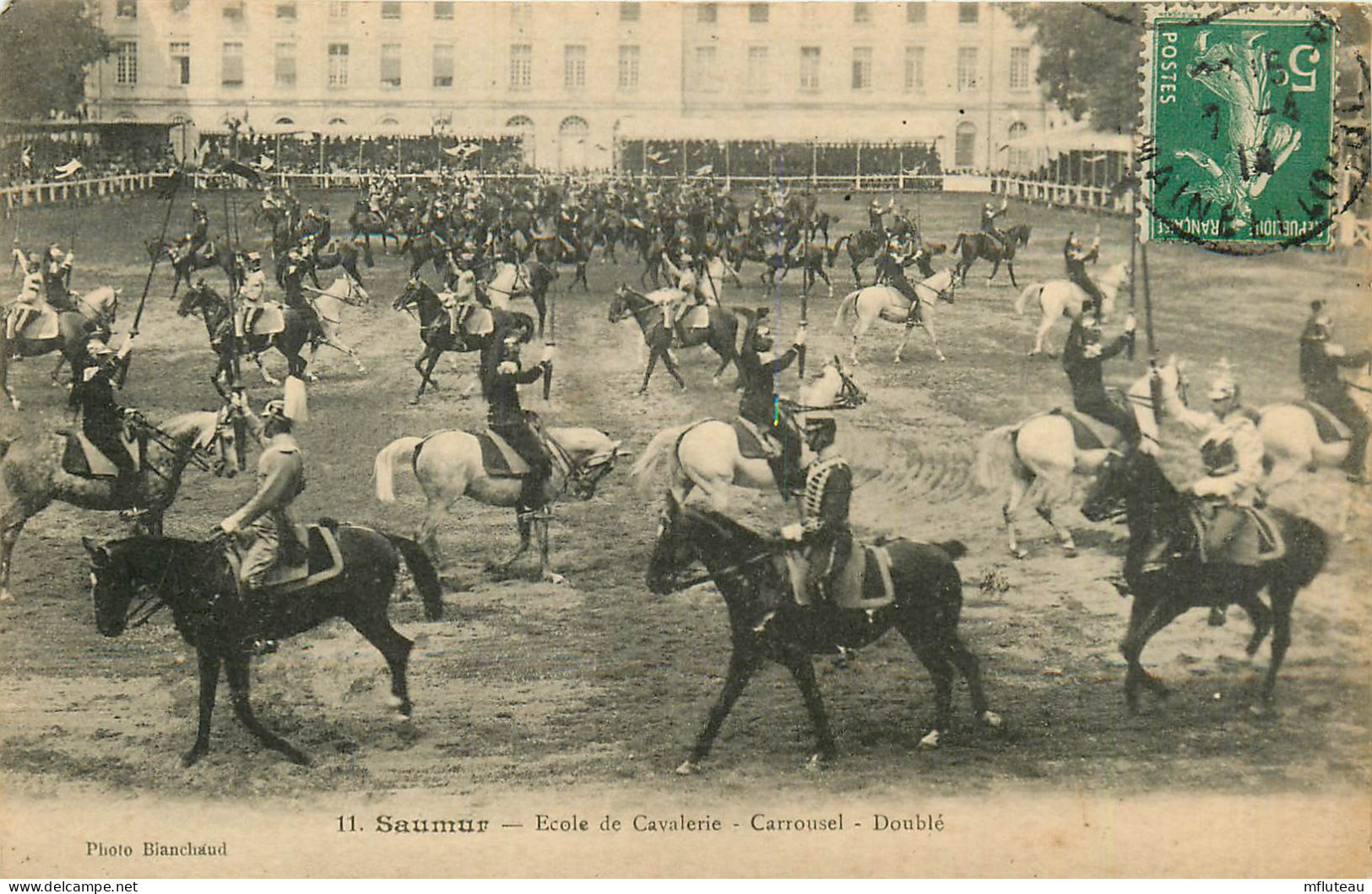 49* SAUMUR  Cavalerie  Carrousel  Double  RL11.0393 - Saumur