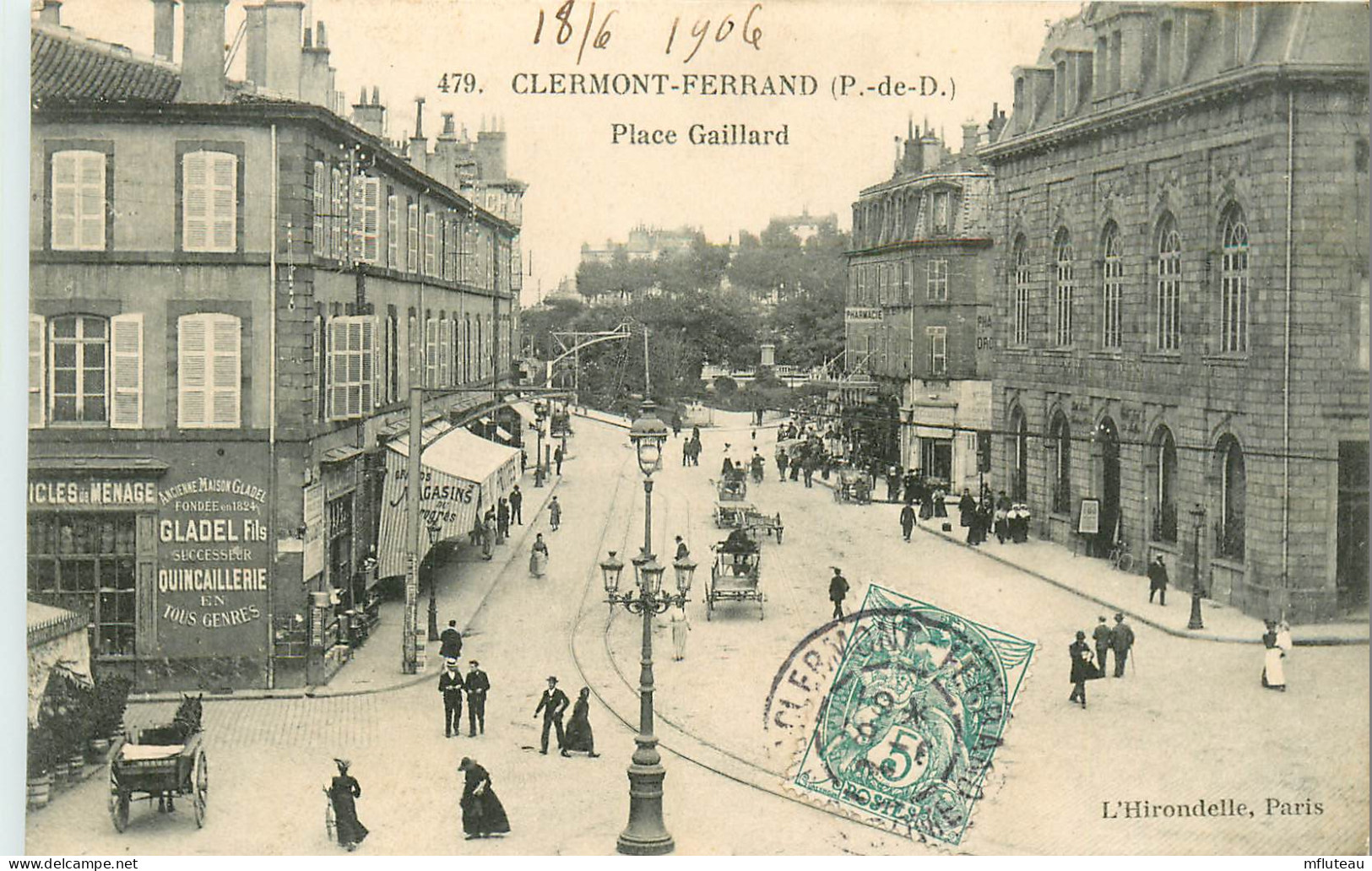 63* CLERMONT FERRAND   Place Gaillard     RL12.0225 - Clermont Ferrand