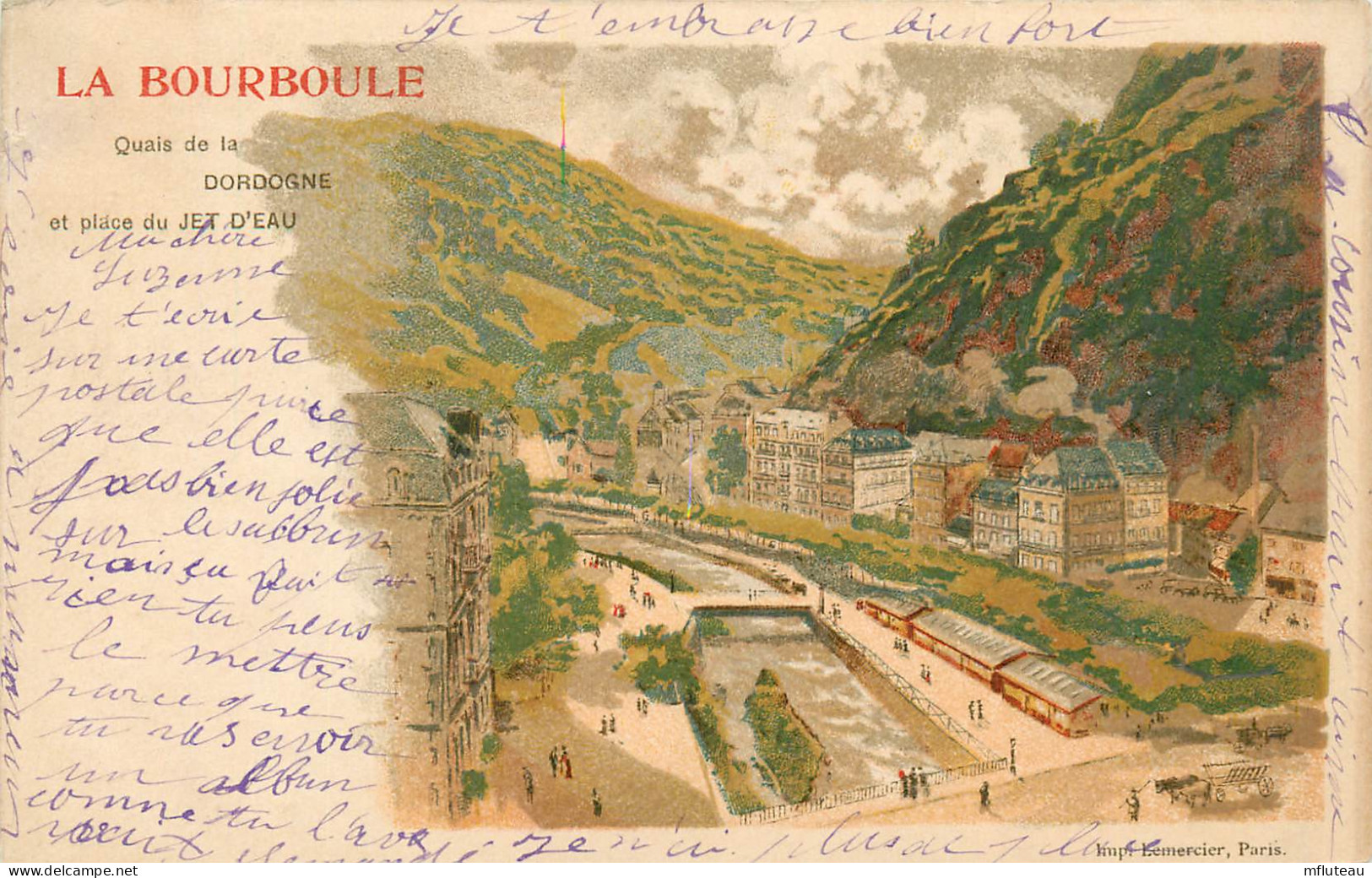 63* LA BOURBOULE Quai De La Dordogne     RL12.0195 - La Bourboule