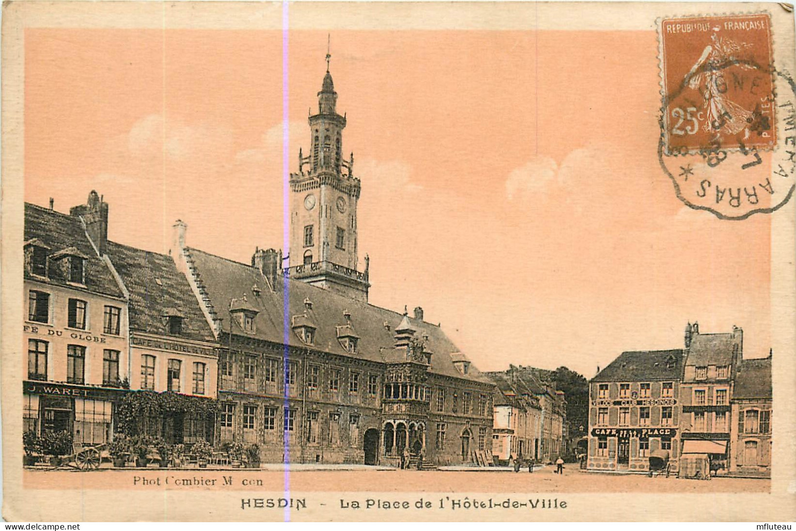 62* HESDIN  La Place De La Mairie     RL12.0127 - Hesdin