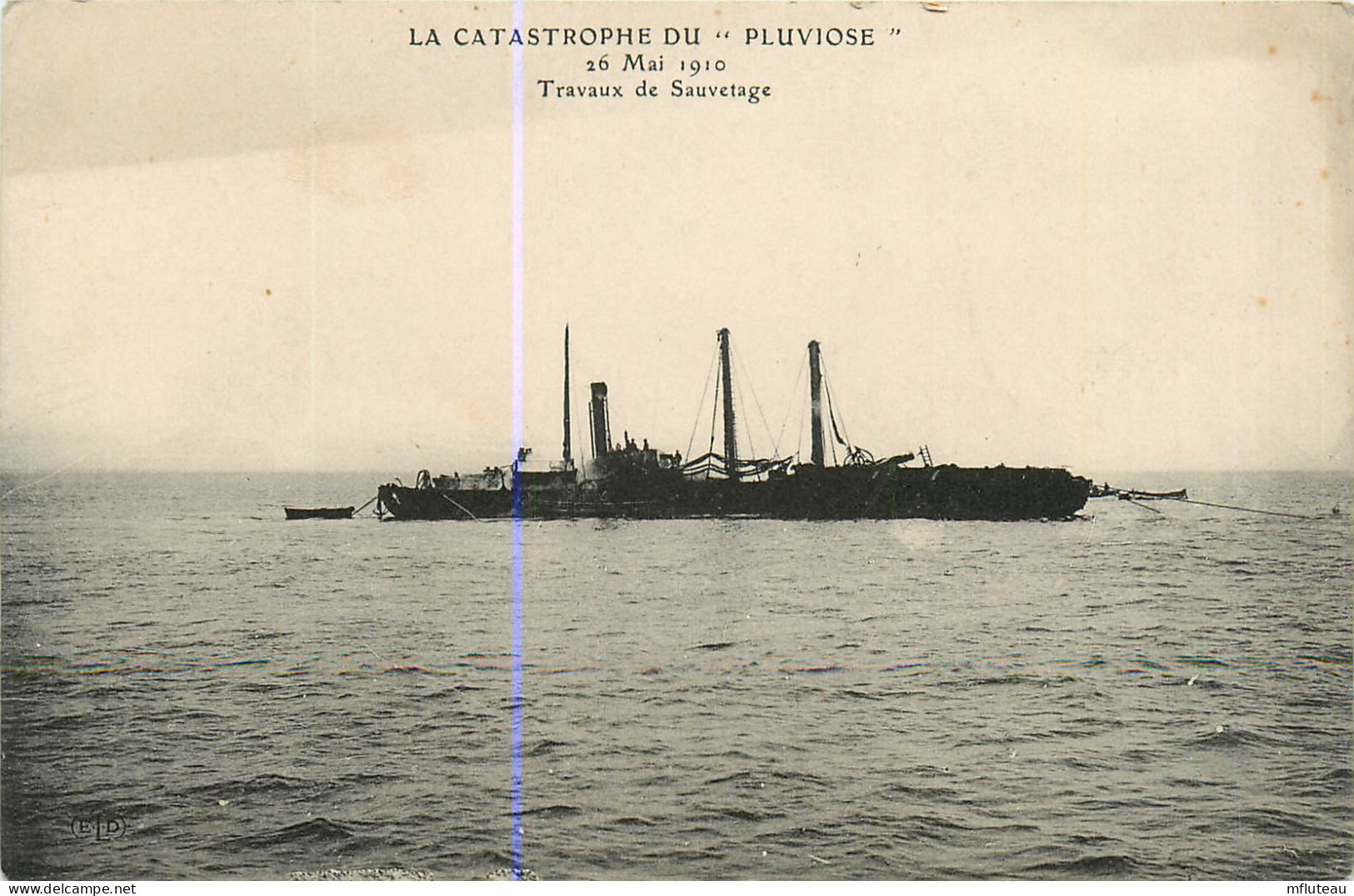 62* CALAIS    « pluviose » 1910- Travaux Sauvetage   RL12.0100 - Calais