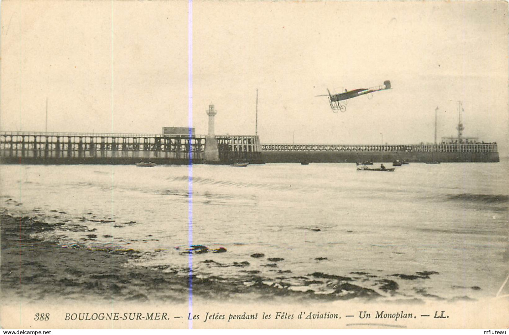 62* BOULOGNE S/MER   Jetees  Fetes Aviation   RL12.0083 - Boulogne Sur Mer