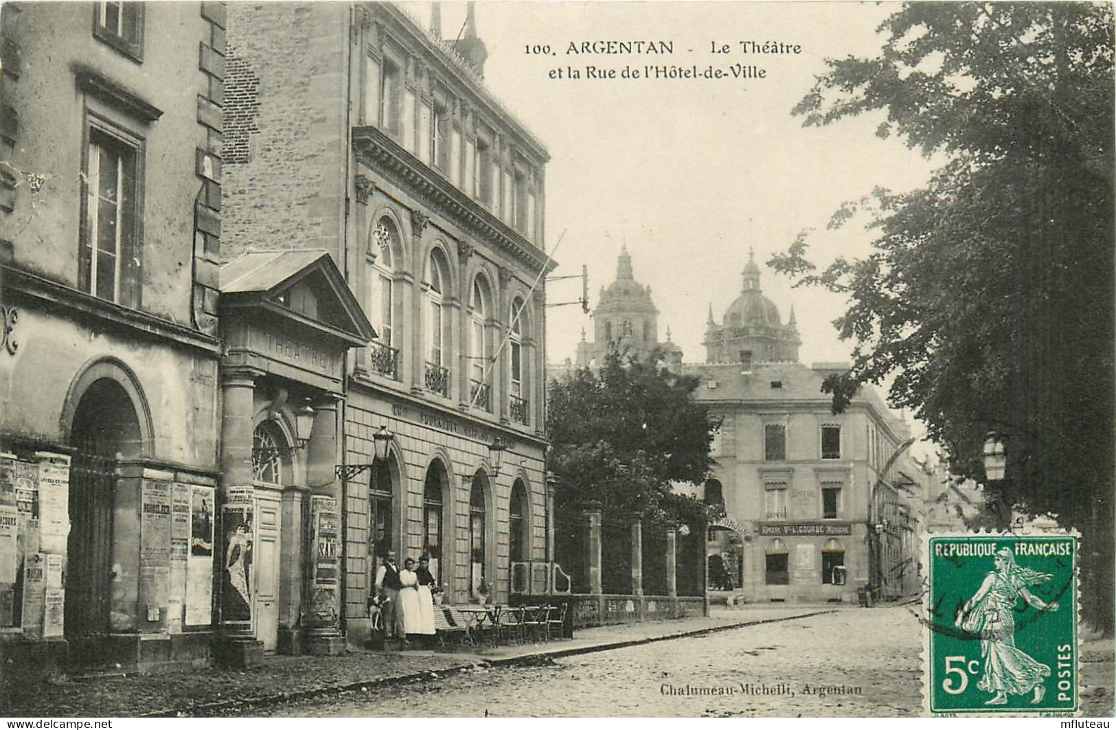 61* ARGENTAN Le Theatre  Rue De La Mairie       RL11.1277 - Argentan